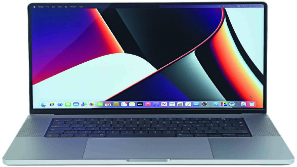 Einer der Testsieger: das MacBook Pro 16" von Apple.